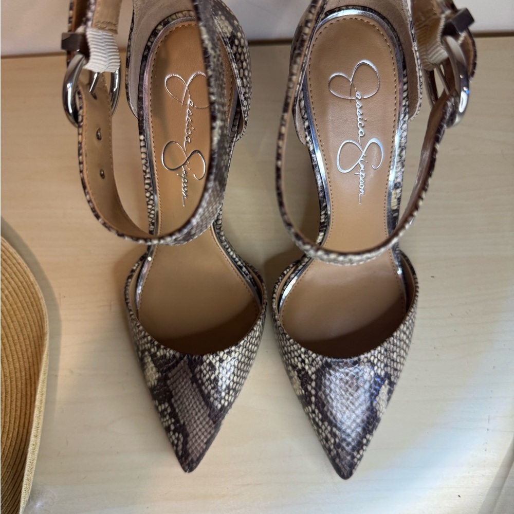 Jessica Simpson Snakeskin Patterned Women's Heels